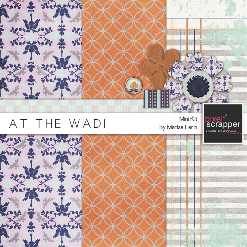 At the Wadi Mini Kit spring camping orange purple green gray