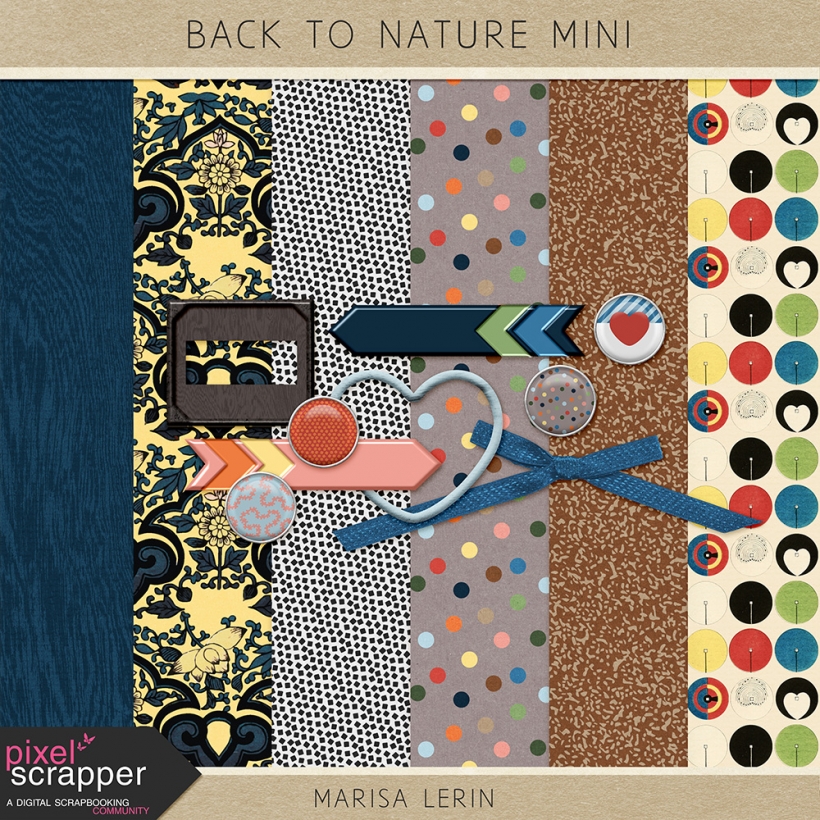 Back to Nature Mini Kit outdoors nature camping fall red orange yellow green blue pink white black brown