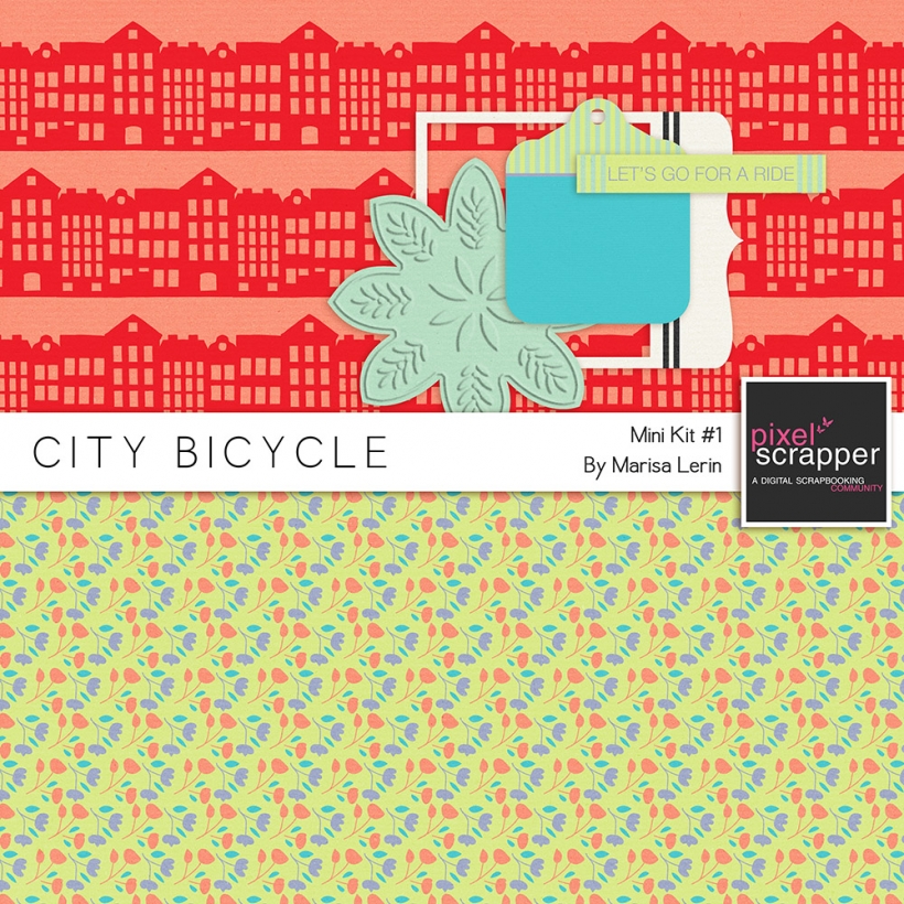 City Bicycle Mini Kit #1 bicycle white black green red blue City Bicycle Mini Kit #1 bicycle white black green red blue